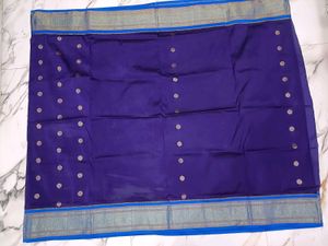 Royal blue Paithani
