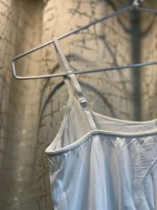 White Peplum Top