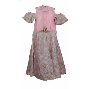 Vintage Pink Cold Shoulder Dress