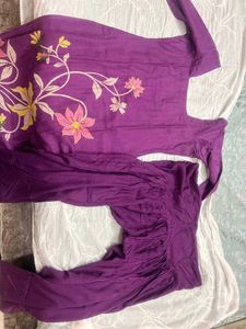 Elegant Purple Kurta