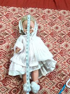 Vintage Doll with Knitted Outfit Japan Made