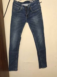 Dark Blue Denim Jeans