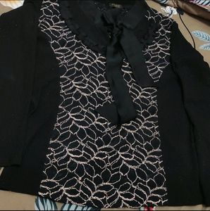 Free Size Black Top For Women