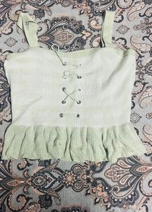Red Basic Tshirt , Light green top , White Tee