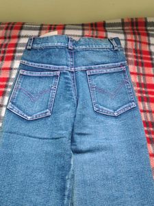 Embroidered Denim Jeans