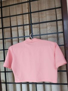 Pink Crop Top