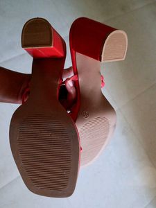 Red Zudio Heels