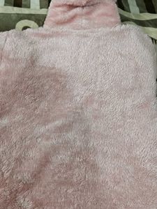 Baby Pink Winter Jacket For Women
