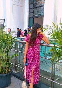 Floral Print Midi Dress