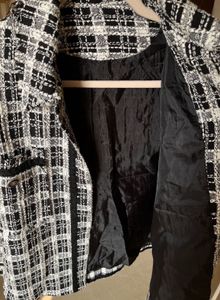 Chic Plaid Tweed Jacket