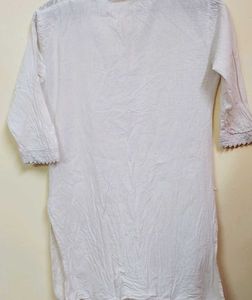 White Basic Kurti