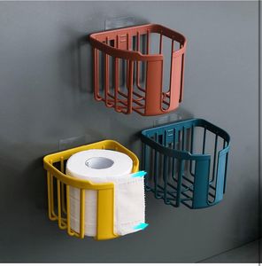 No drill Toilet Roll Holder (Maroon)