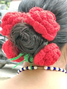 Red Rose Hair Accessory