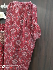 Printed Floral Kurta pant with dupatta