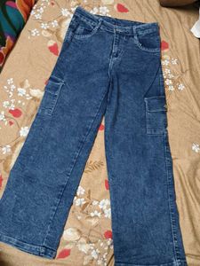 Cargo Blue Denim Jeans