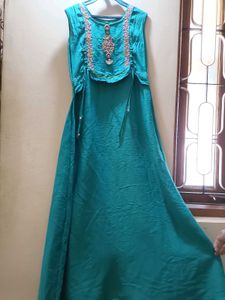 Blue Kurta Gown ✅💯