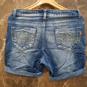 Picasso Denim Shorts