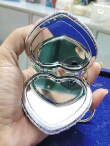 pocket mirror with keyring