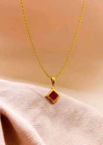 Any 1 Necklaces For Women In Black  Red Green Pink