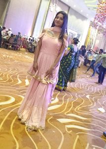 Pink Sharara set