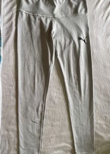 Puma Gray High-Waisted Leggings