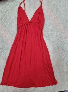 Red Summer Mini Dress
