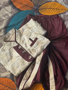 Sherwani With Dhoti Style Ekdum New