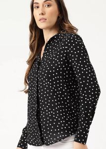 Mango Polka Dot Blouse