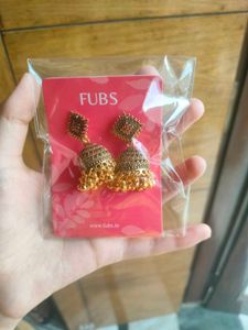 Jhumka Earrings Set Of 3