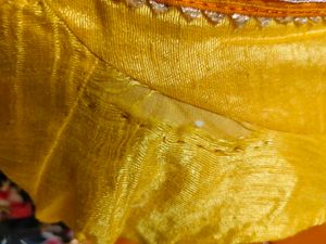 Marwadi style Orange Saree with Blouse