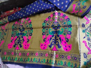 Beautiful Silk Pathani Saree
