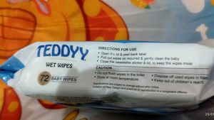 Teddyy Baby Wet Wipes - 72 Count