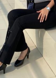 Black Flare Pants