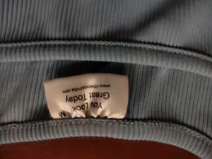 Unique Two-Tone Long Sleeve Top