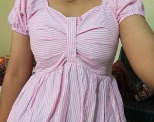 Pink Striped Dress