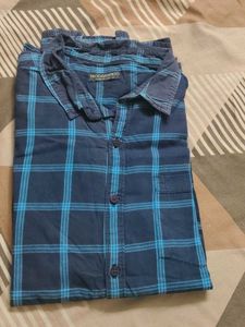 Blue Checkered Shirt