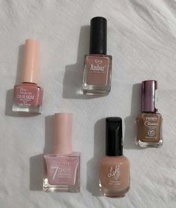 Nude Nail Polish Set of 5