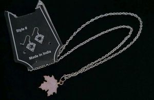 Pastel Leaf Charm Pendent- Delicate &amp; Divine 🍁