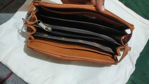 Leather Wallet Women Tan Colour