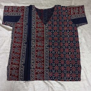 Ethnic Print Kurta Top
