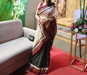 Gold &amp; Black Gorgeous Saree