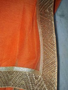 Orange Kota Saree