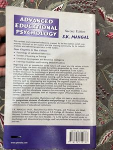 Advanced Educational Psychology- S.K. Mangal