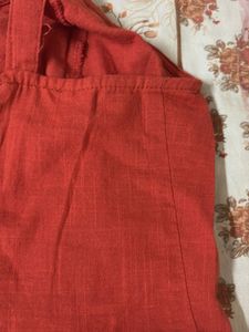 Red Button-Down Dress