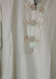 Elegant Pista Kurta Set