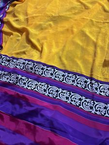 Satin Crepe Saree