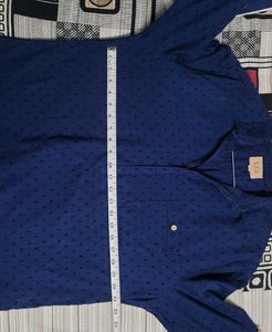 West Side E.T.A Lace Blue Long Sleeve Shirt