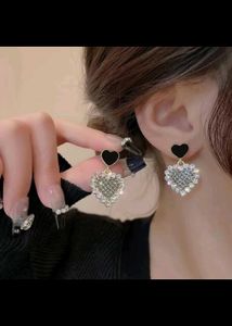 Heart Drop Earrings
