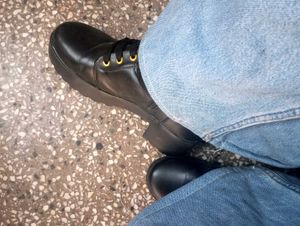 Black Chain Boots (Women) (Winter)