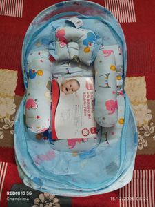 Baby Mattress with Mosquito Net